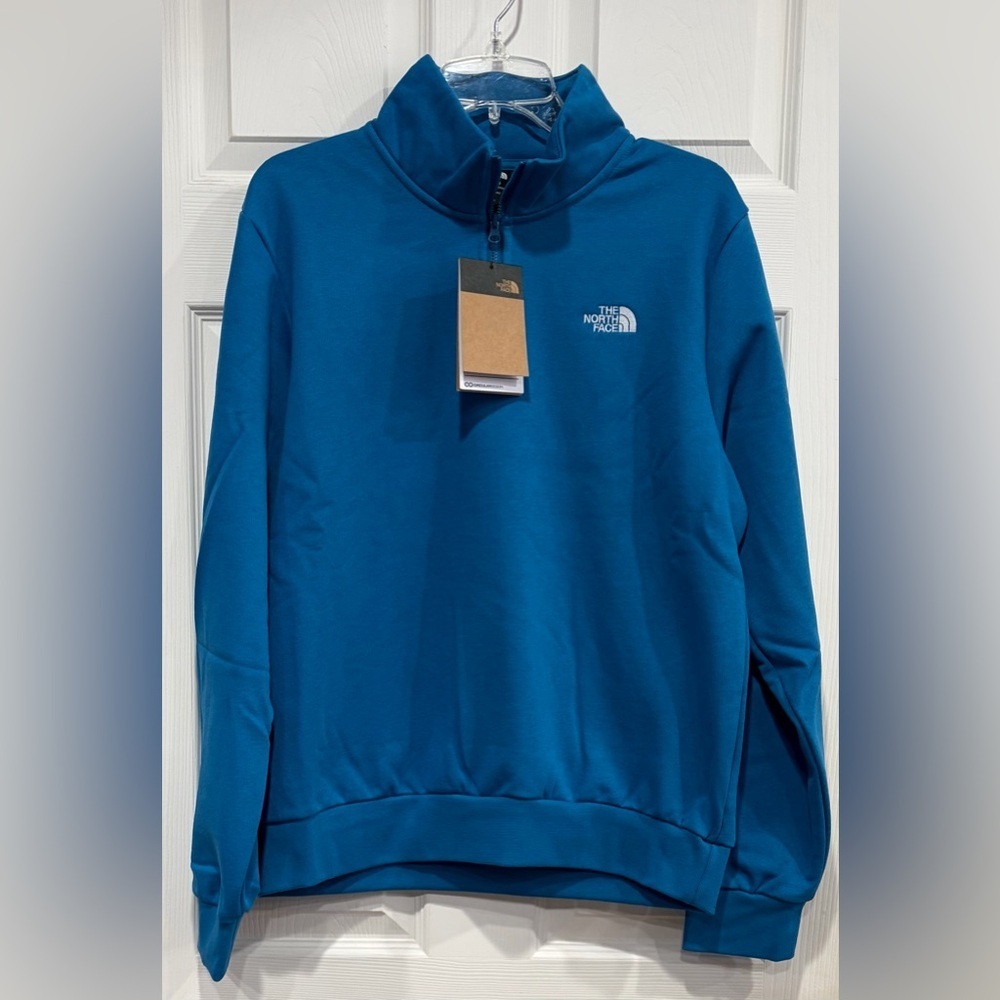 The North Face Men’s Medium Evolution Simple Dome Jacket Regular ¼-Zip Blue NWT
